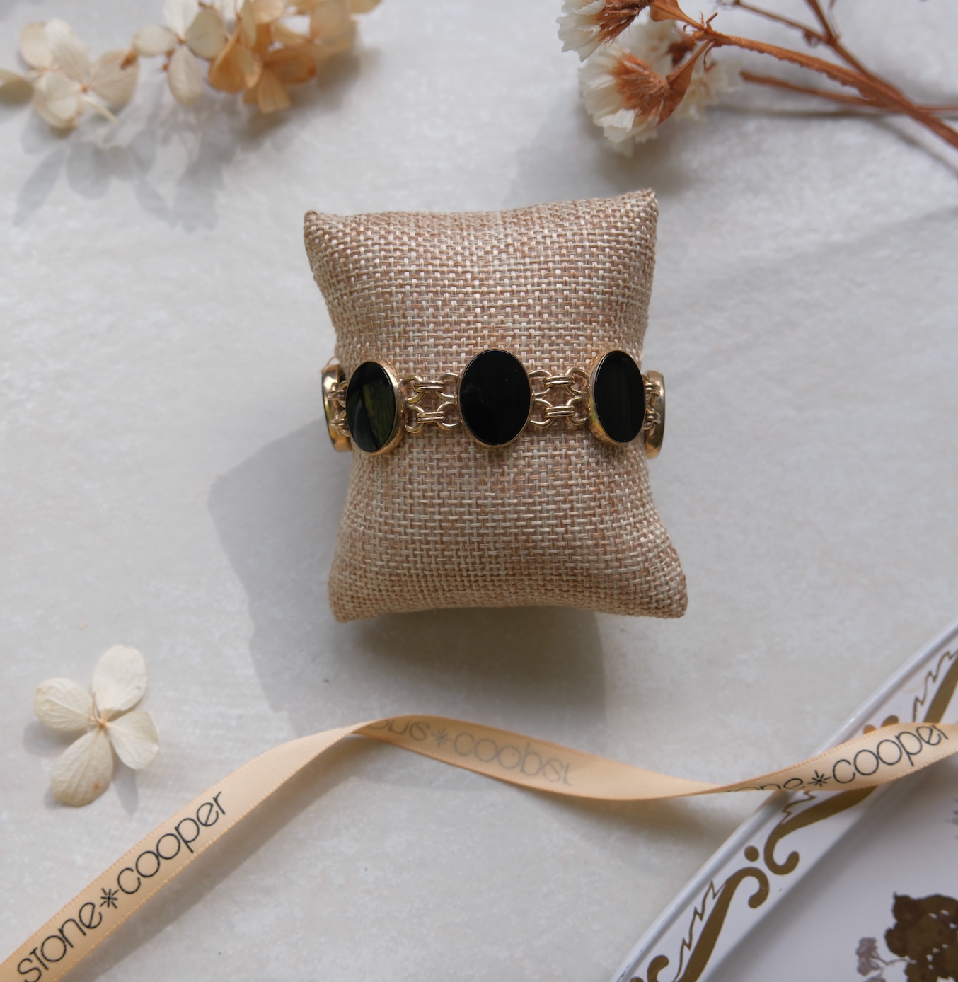 Wanda Double Onyx Bracelet - Stone Cooper