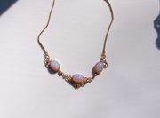 Beverly Fire Opal Lavaliere Necklace - Stone Cooper