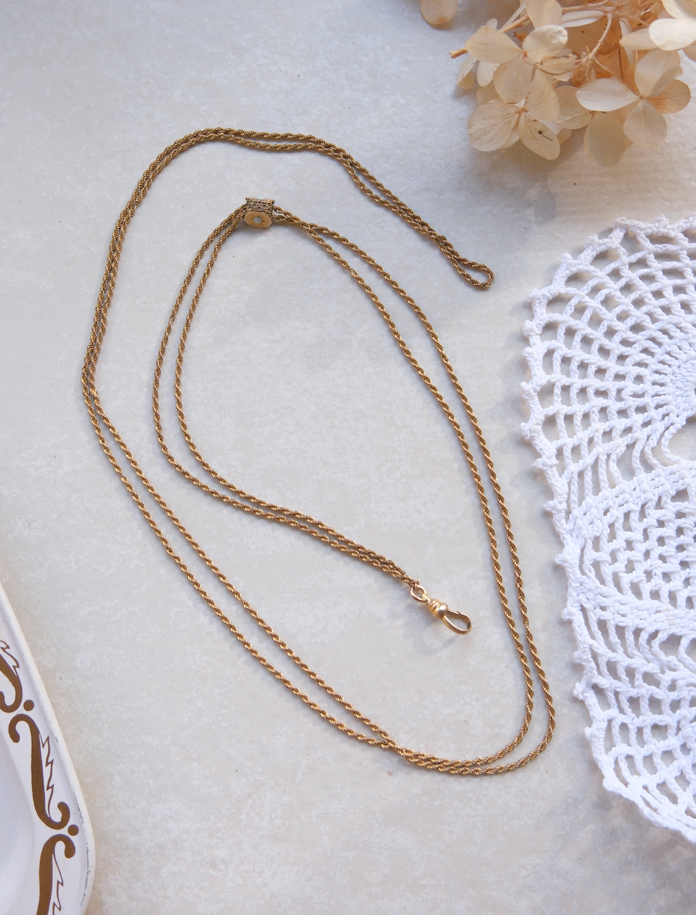 Honora Opal Gold-Filled Lorgnette Chain (XL) - Stone Cooper