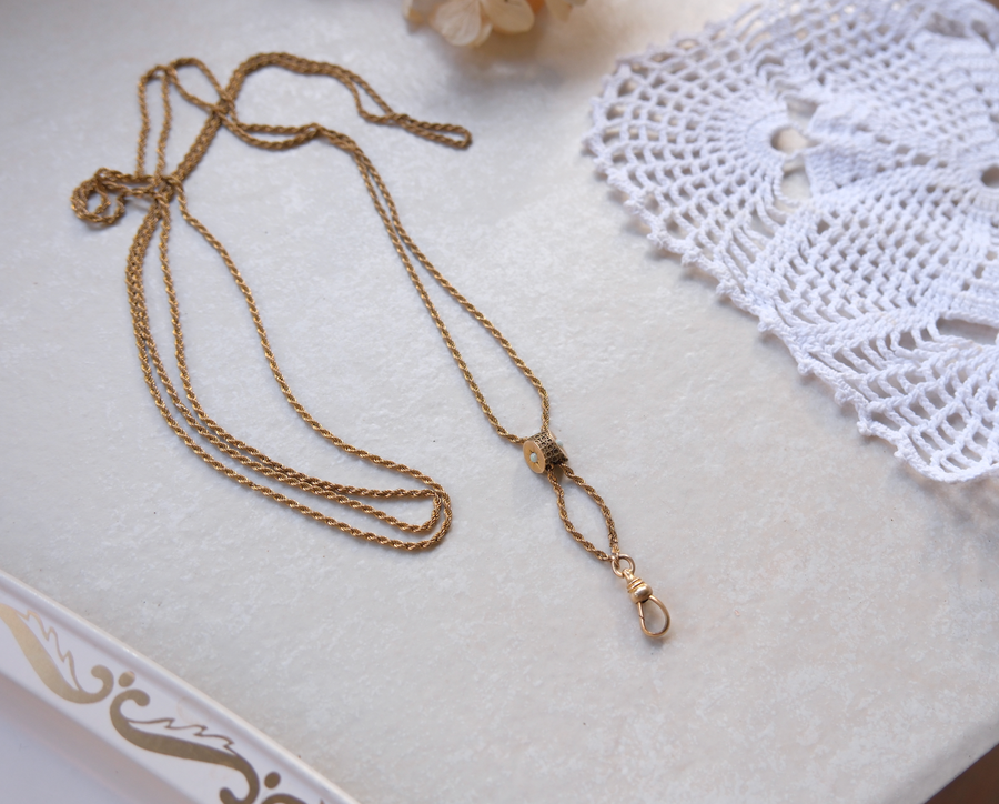 Honora Opal Gold-Filled Lorgnette Chain (XL) - Stone Cooper