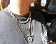 Beatrice Silver Woven Braid Chain - Stone Cooper