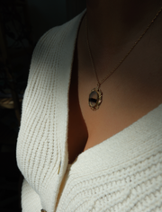 Josephine Moss Agate Necklace - Stone Cooper