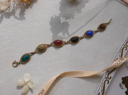Breda Vintage Scarab Bracelet (7.5") - Stone Cooper