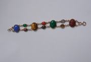 Polly Double Strand Vintage Scarab Bracelet (7.5") - Stone Cooper