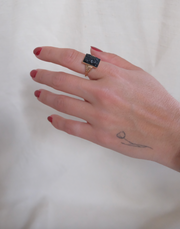 10K Onyx Intaglio Ring (8.25)