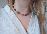 Layla Egyptian Revival Scarab Necklace - Stone Cooper