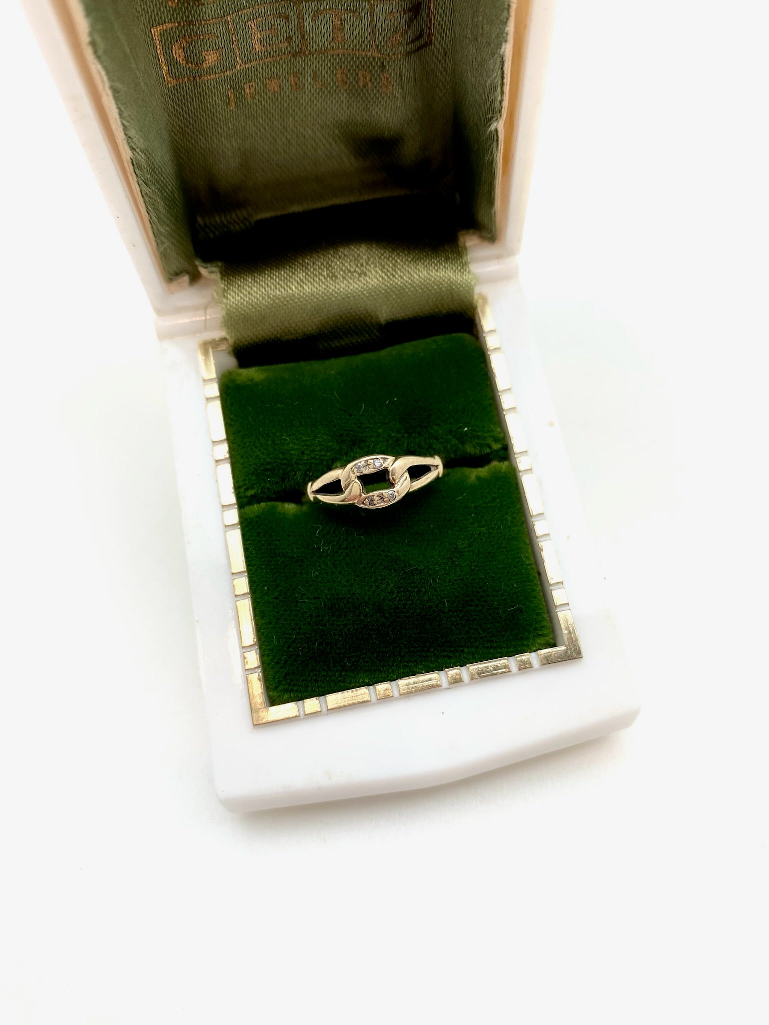 Antique Diamond Buckle Ring