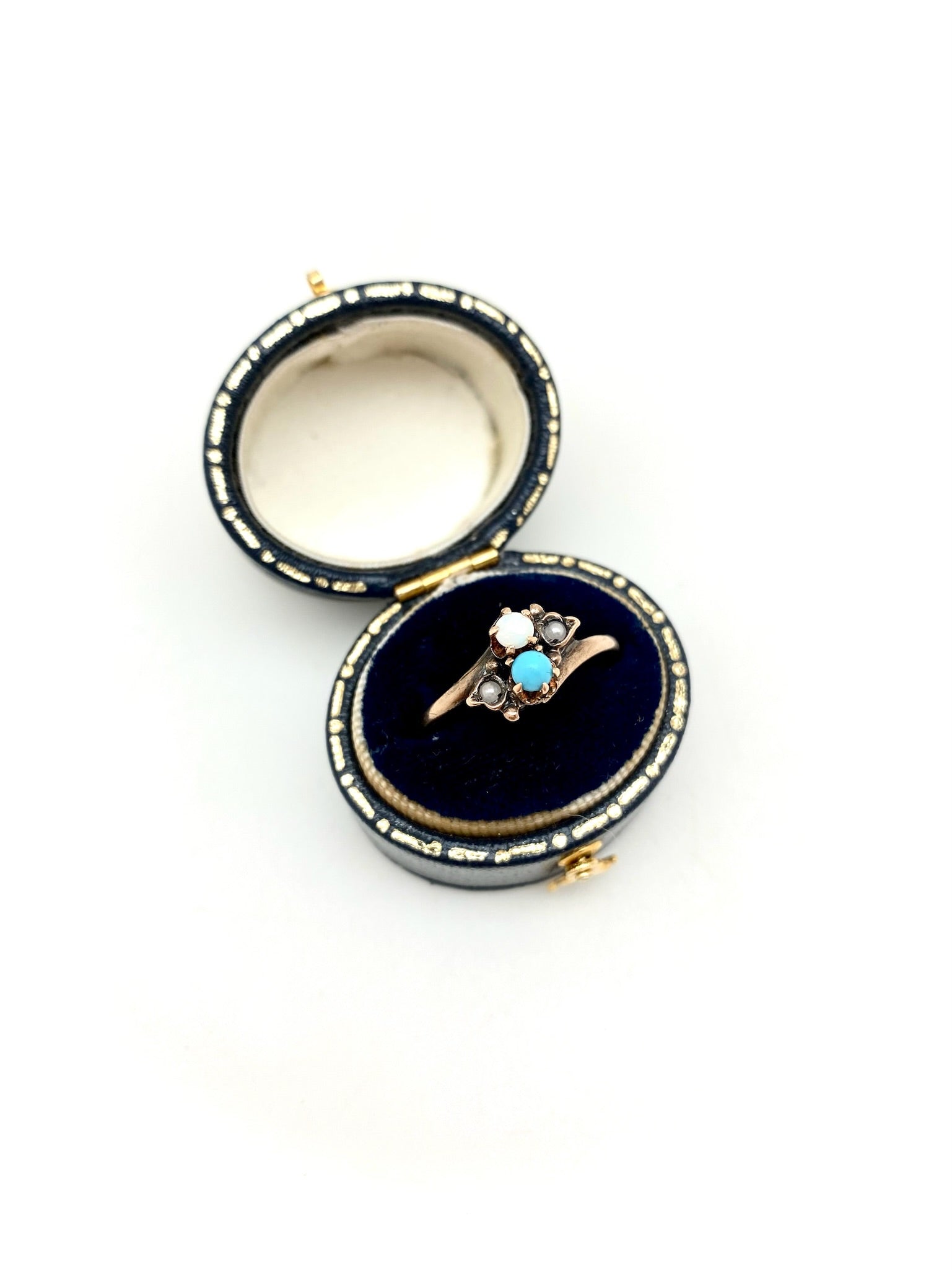 Opal & Turquoise 9k Ring (7)