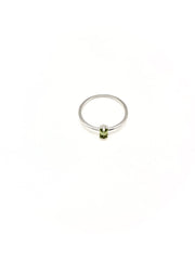 Peridot Forest Stacker Ring