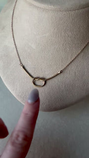 Krementz Vintage Love Knot Necklace