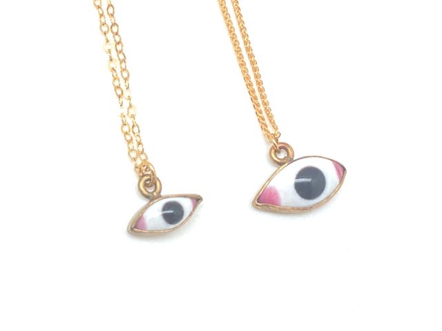 U & Me Glass Eye Necklaces