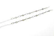 Labradorite and Moonstone Gemstone Bracelet