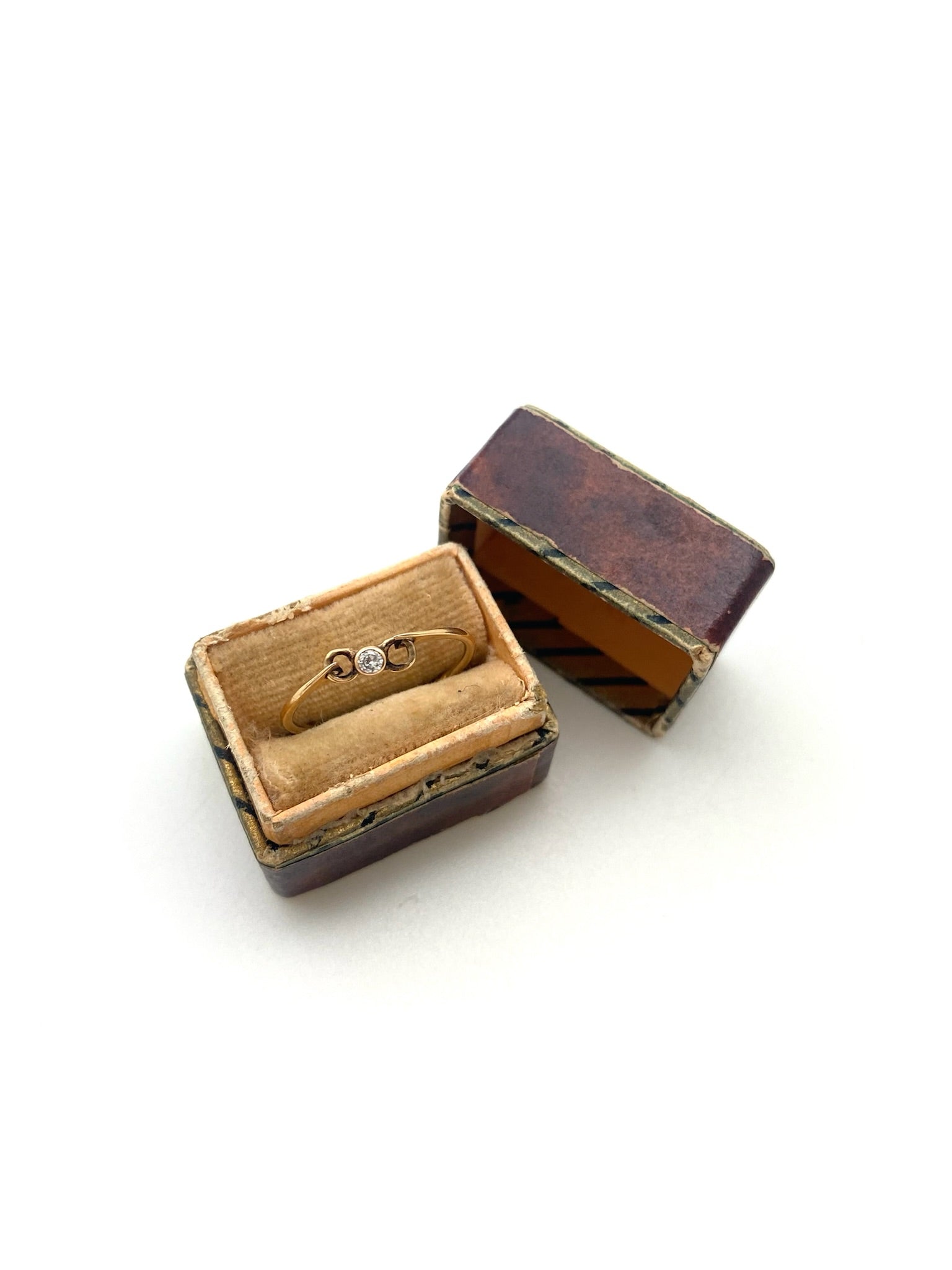 Dollie Spinner Diamond Ring (14K gold, size 6.5)