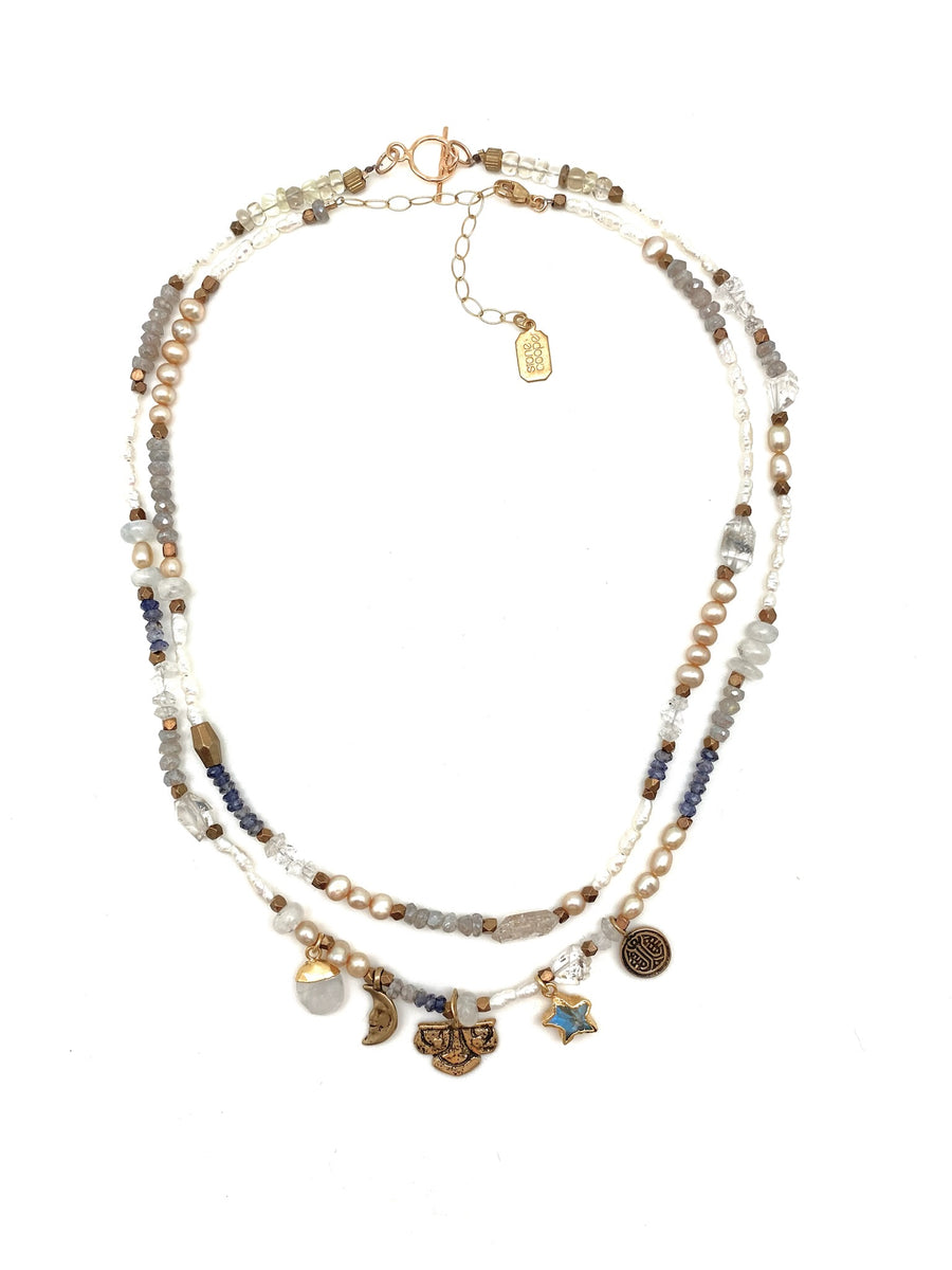Luna Beaded Necklace Set