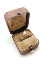 Pearl Flo Ring (Vermeil, size 7)