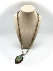 Turquoise Blob Necklace