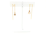 Tiny Wishbone Gold Ear Threader