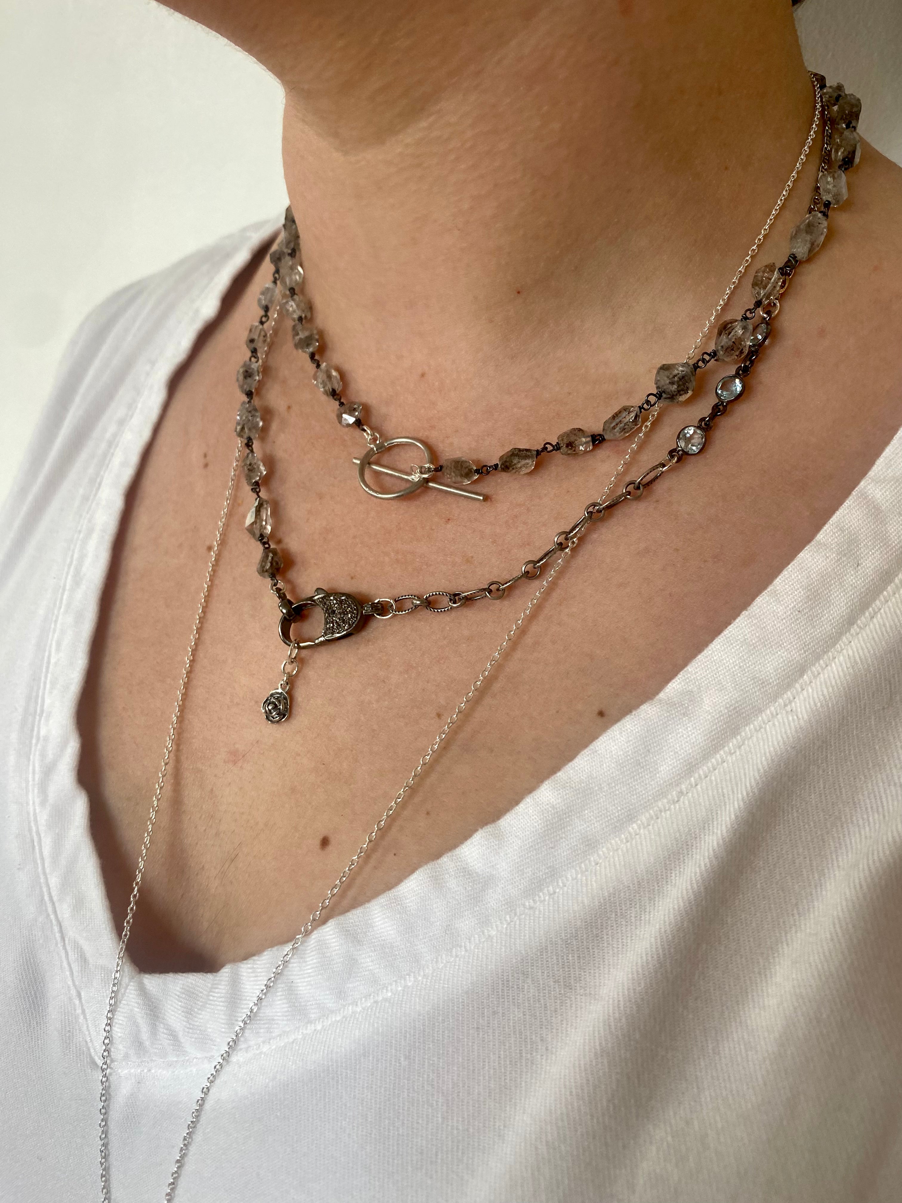 Paloma Diamond Clasp Necklace