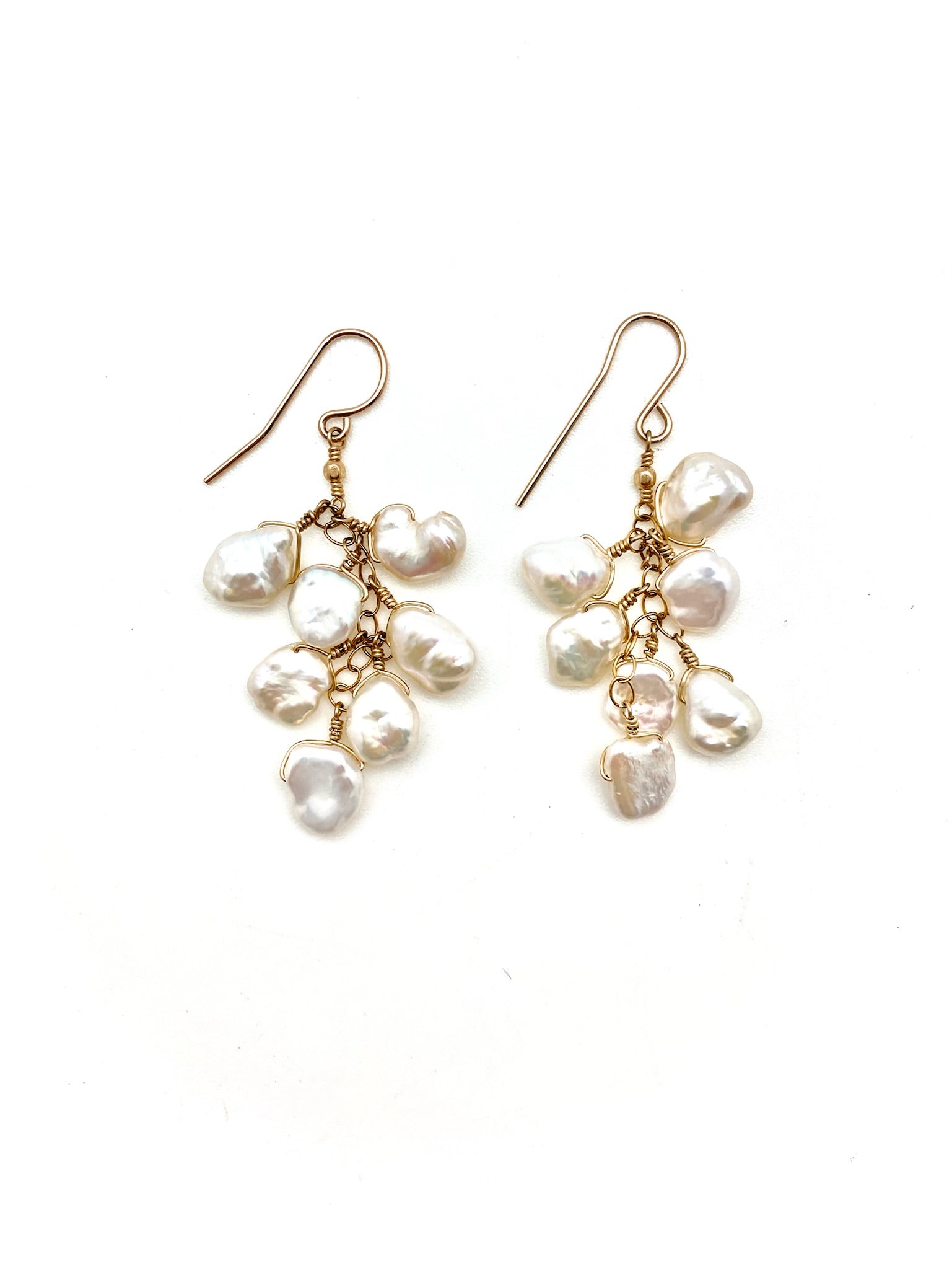 Pearl Nugget Earrings