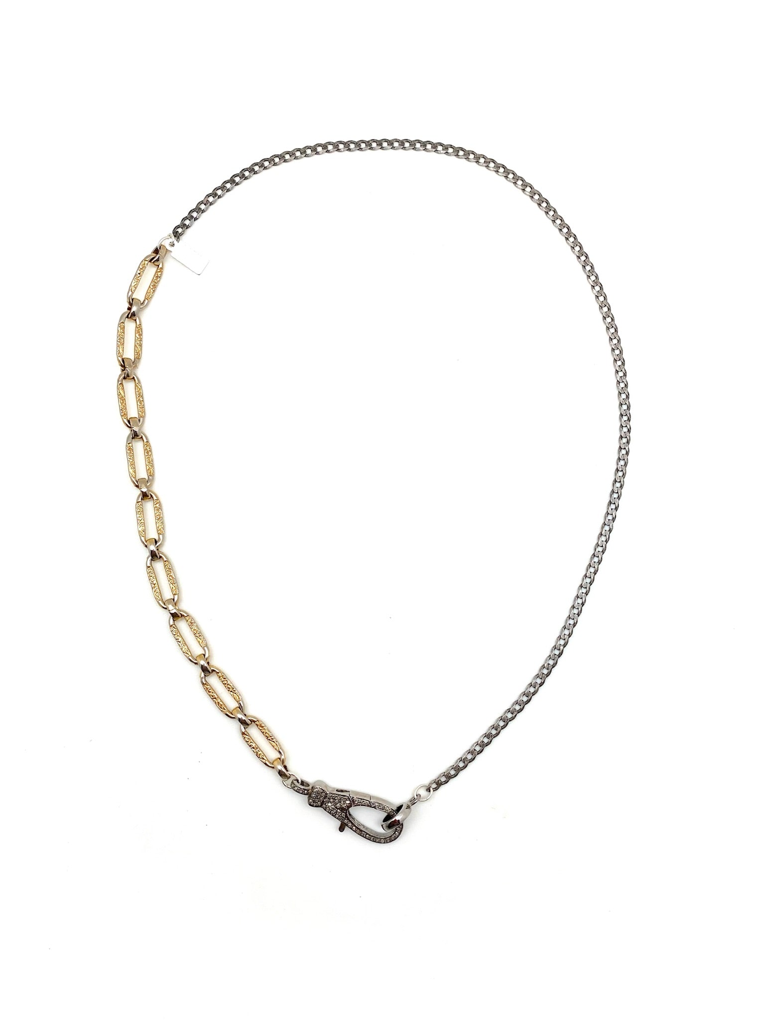 Miriam Diamond Clasp Necklace