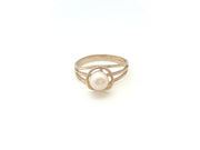 Pearl Flo Ring (Vermeil, size 7)